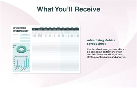 Display Advertising Metrics Spreadsheet Template in Excel, Google ...