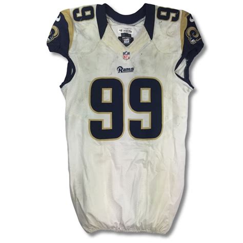 Lot Detail Aaron Donald 2014 St Louis Rams Game Worn Rookie Jersey