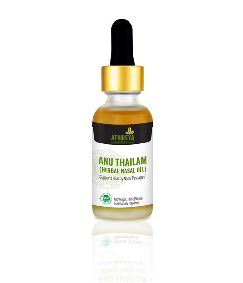 Anu Thailam (Nasal Oil) | Athreya Herbs