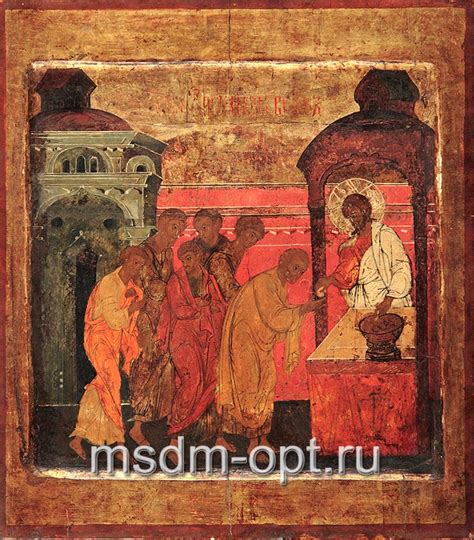 Икона Евхаристия в Сионской горнице - Даниловские мастерские