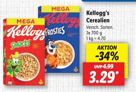 Kellogg S Cerealien 700 G Angebot Bei Lidl