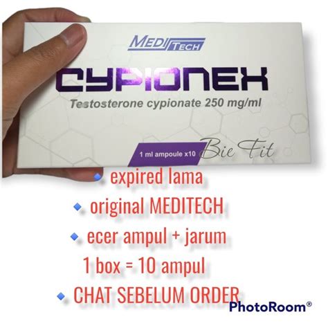 Jual Ecer Testosteron Cypionate Cypionex Meditech Pria Hormon Di Lapak