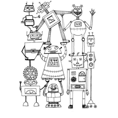 Coloring Pages Of Robots Coloring Book 6000 Coloring Pages