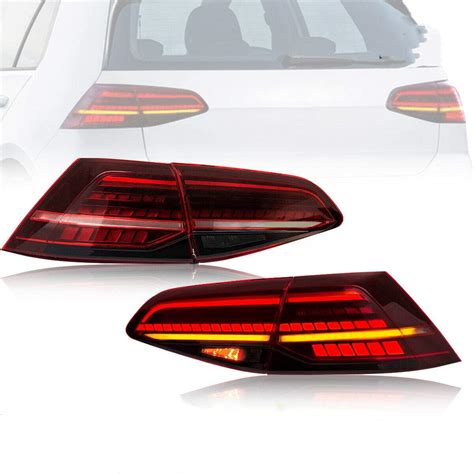 VLAND LED Tail Lights For Golf 7 R MK7 MK7 5 2012 2018 With Dynamic