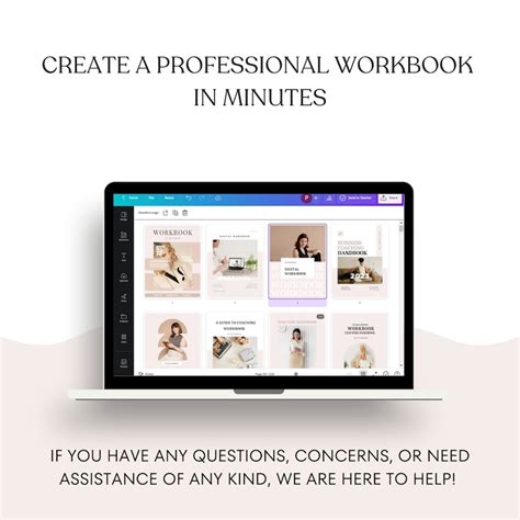 Ebook Template Canva Workbook Template Lead Magnet For Course Creators