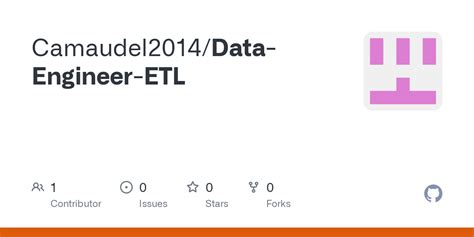 Github Camaudel2014 Data Engineer Etl