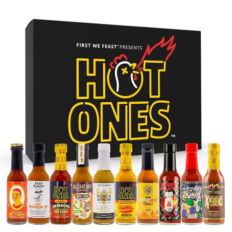 Amazon Hot Ones Hot Sauce Challenge Season Hot Sauces Gift Sets Variety Pack