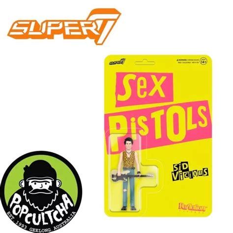 SEX PISTOLS Sid Vicious ReAction 3 75 Action Figure New 31 84