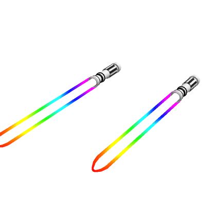 Holdable Dual Rainbow Laser Swords Light Roblox