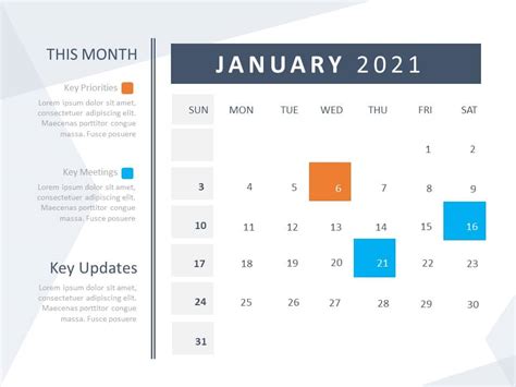 How To Make A Calendar In Powerpoint Calendar Design Template