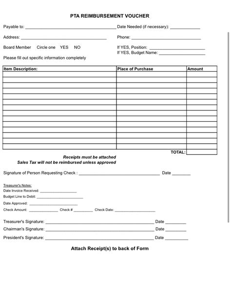 Texas Pta Plan Of Work Template