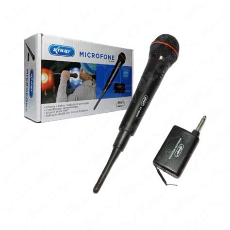 Microfone Sem Fio Hi Fi Knup Kp M Din Mico Profissional Shopee Brasil