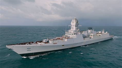 Indian Navy Commissions Stealth Guided Missile Destroyer Ins Imphal