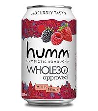 Amazon Humm Probiotic Kombucha Zero Sugar Raspberry Lemonade No