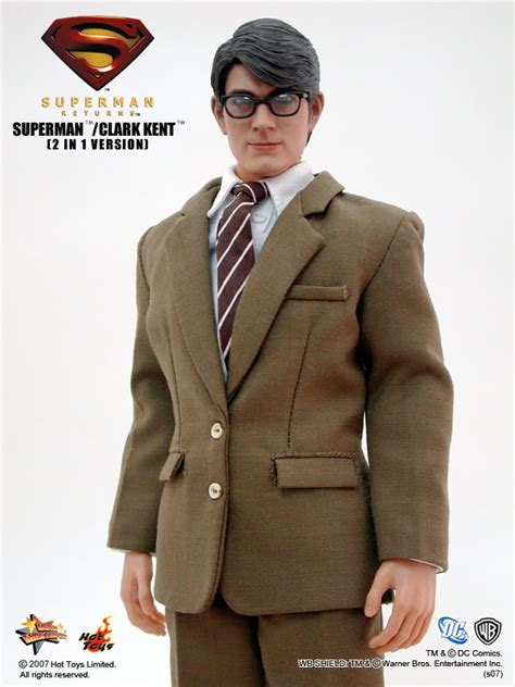 Hot Toys Mms Superman Returns Superman Clark Kent In Version Hot Toys Complete