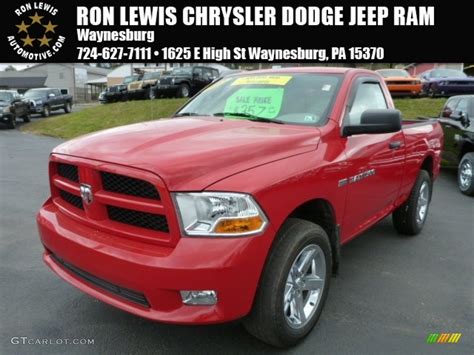 2012 Flame Red Dodge Ram 1500 Express Regular Cab 4x4 87665905