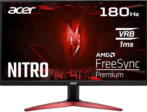 Acer Nitro KG241YS3 Gaming Monitor 23 8 Zoll Full HD 180Hz 1ms