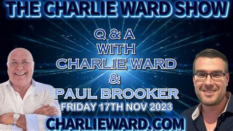 Q And A With Charlie Ward And Paul Brooker 17th Nov 2023