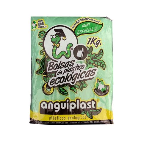 Bolsa Camiseta Ecol Gica Anguiplast Mini X Cm Pzas Nacional