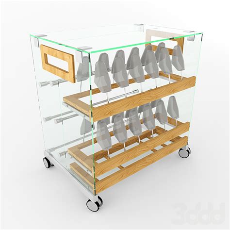 Обувница стеклянная - Другое - 3D модель