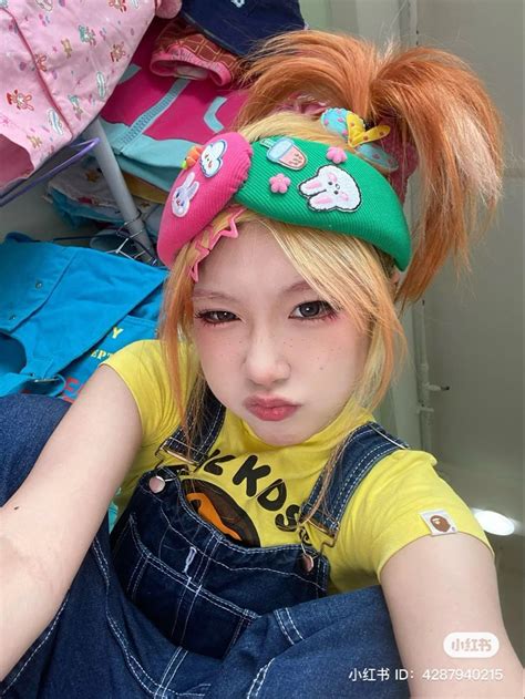 Pin On ᖘ๑ρ ᖘ๑ρ Harajuku Girls Kidcore Hairstyle Cute Makeup Looks