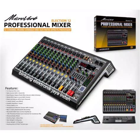 Mixer Ashley Selection 12 Mixer Microverb Election 12 Multi Effect