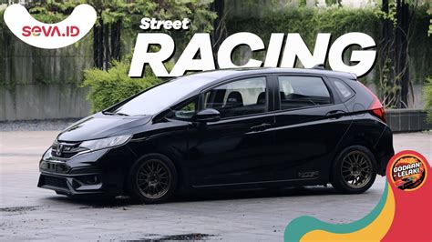 Honda Jazz Gk5 Street Racing Car Stickers For Honda Fit Gk5 Racing Decoration Decals Jazz