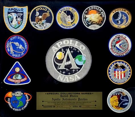 Lot - 1972 Apollo Nasa Astronaut Collectors Patches