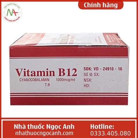 Thuốc Vitamin B12 1000mcg Ml Vinphaco Có Tác Dụng Gì Giá Bao Nhiêu