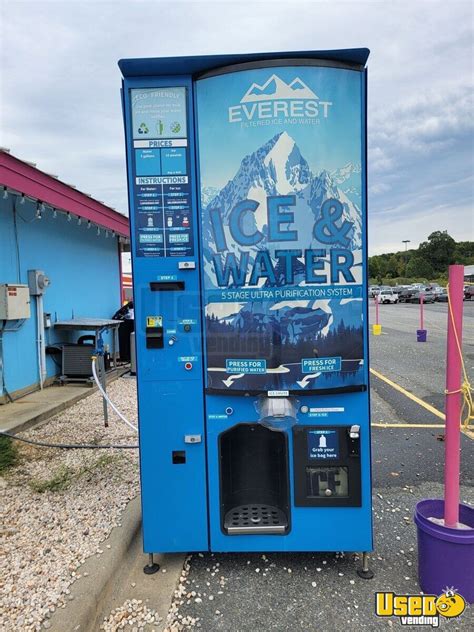 Everest Ice Vx Bagged Ice And Filtered Water Vending Machine For