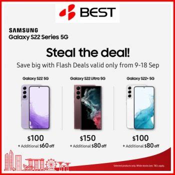 9 18 Sep 2022 BEST Denki Galaxy S22 Series 5G Promotion SG