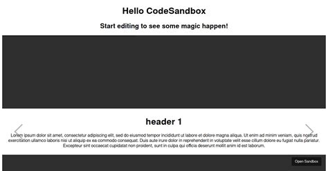 React Awesome Slider Tests Codesandbox