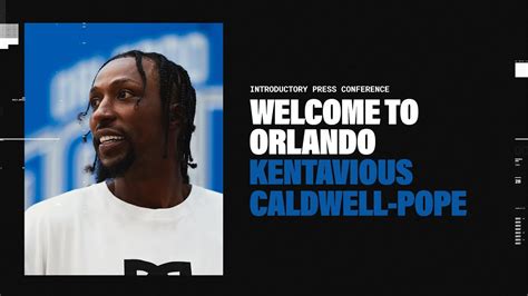 Welcome To Orlando Kentavious Caldwell Pope Youtube