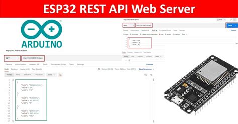 ESP32 Rest API Web Server GET and POST Examples with Postman API