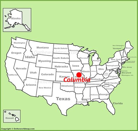 Columbia MO Map | Missouri, U.S. | Discover Columbia with Detailed Maps