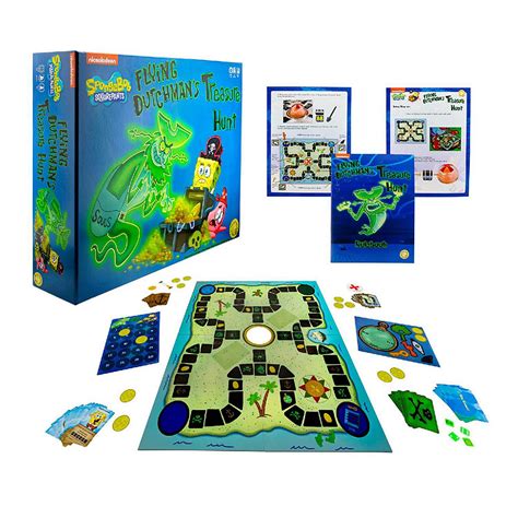 Nickelodeon Spongebob Squarepants Flying Dutchmans Treasure Hunt Board