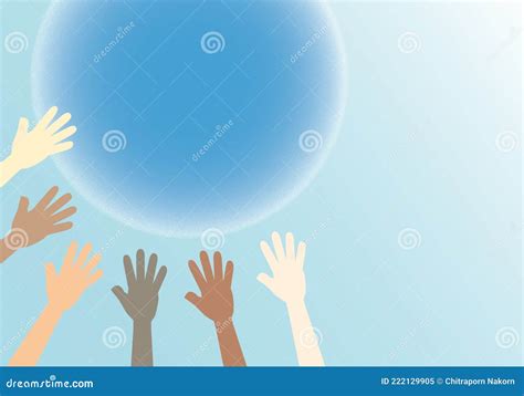 Group Of People United Diversity And Unity Partnership As Oneness In A