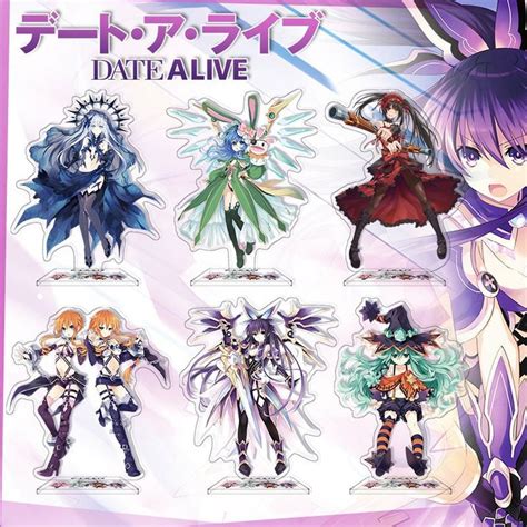 Date A Live Acrylic Charms Standee Stand Shido Tohka Kotori Origami Mio