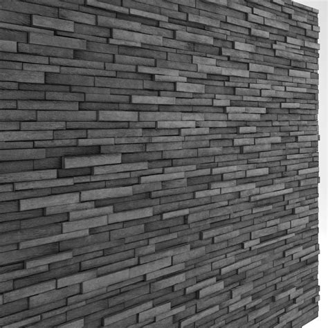 3d seamless stone wall 3