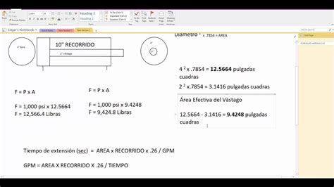 Formula Para Calcular La Velocidad De Un Cilindro Hidraulico