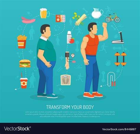 Health And Obesity Royalty Free Vector Image Vectorstock