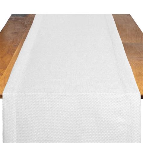 Jute White Table Runner - Linen Rentals | Wedding Table Linen, Runners ...