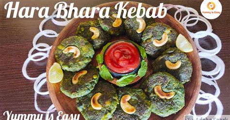 Spinach Hara Bhara Kebab Recipe By Yummy Is Easy Cookpad