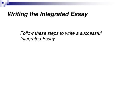 Ppt Toefl Ibt Writing Steps To Successful Integrated Writing