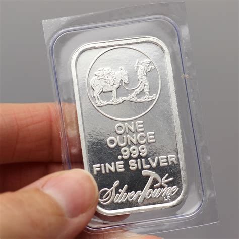 SilverTowne Logo 1oz 999 Fine Silver Bar 3 Piece Lot EBay