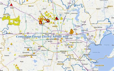 Centerpoint Energy Houston Power Outage Map - World Map Gray