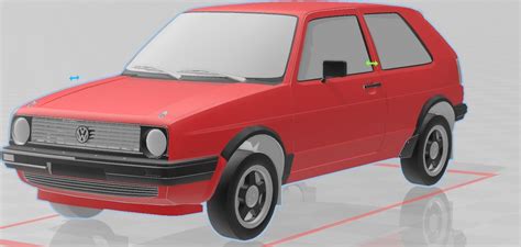 Archivo Stl Volkswagen Golf Gti Rally Interior Mm De Ancho