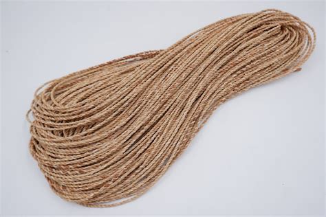 Mm Twisted Rope Natural Water Hyacinth Rope Seagrass Cord Crafting