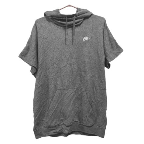 Nike Short Sleeve Hoodie Men S Fashion Tops And Sets Hoodies On Carousell