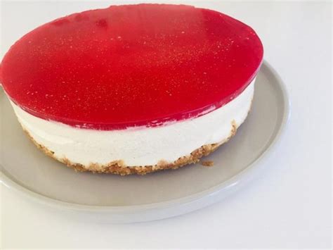 Cheesecake Med Hindb R Og Rabarber Opskrift P Gastrofun Dk